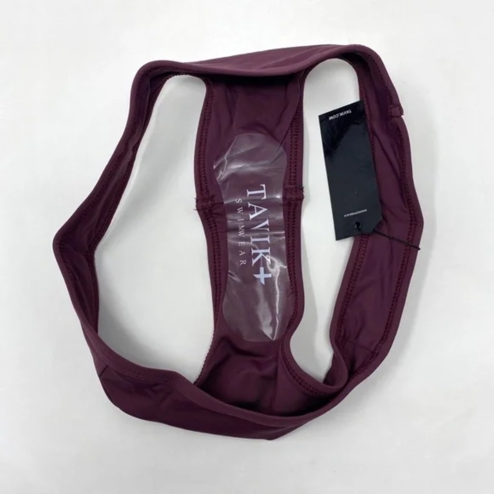 Tavik Womens Jayden Moderate Swim BOTTOM ONLY in Merlot Size Extra Small - Picture 7 of 8